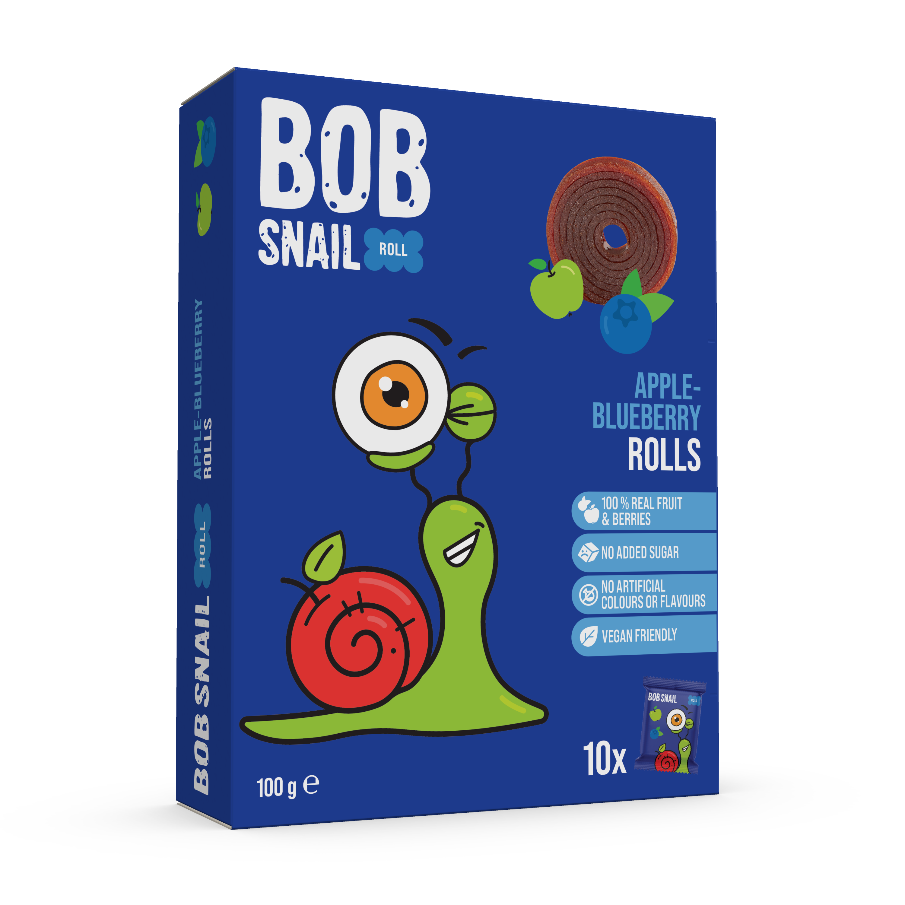 Bob Snail Fruit Rolls Apple-Blueberry 100g (10 rolls) – BlueSkies