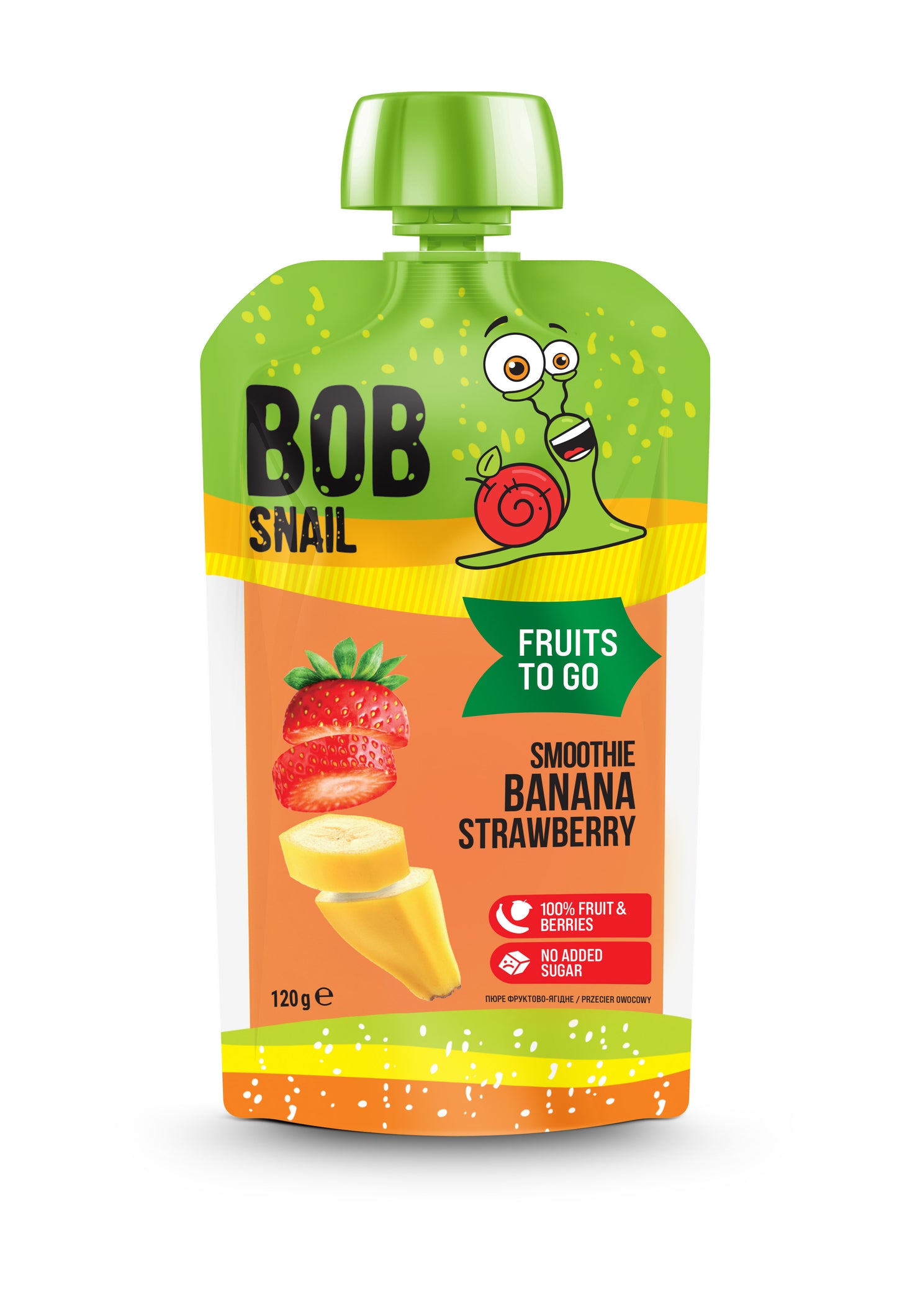 Fruit and berry puree Banana-Strawberry 120g